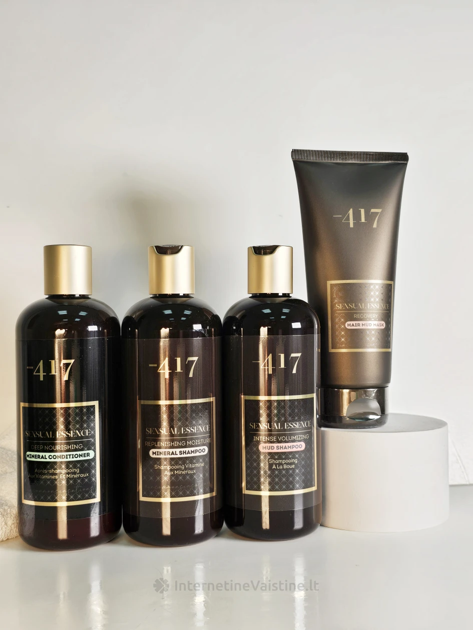 MINUS 417 Sensual Essence Intense Volumizing Mud - INTENSYVAUS PURUMO SUITEIKIANTIS PURVO ŠAMPŪNAS 350 ml, Vnt | internetinevaistine.lt