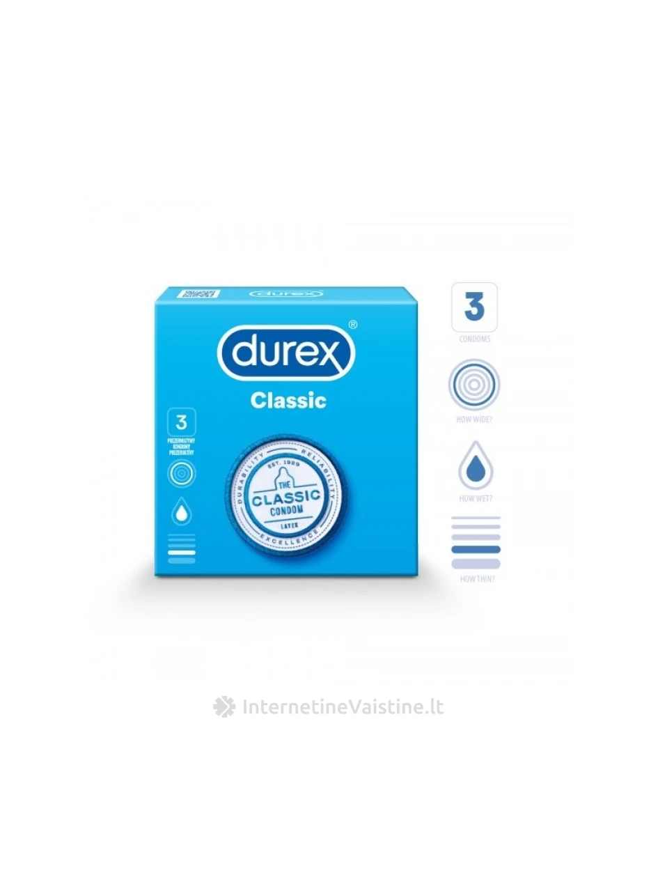 PREZ. DUREX EXTRA SAFE N3, 3 vnt. | internetinevaistine.lt
