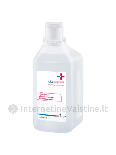 OKTISEPTAS 1 mg/20 mg/ml odos tirp., 1000 ml | internetinevaistine.lt