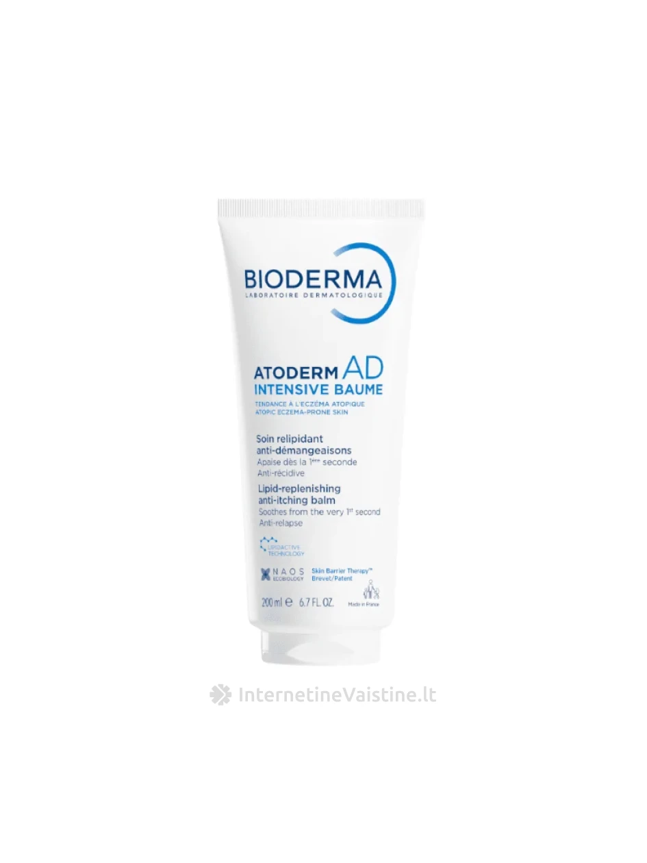 BIODERMA Atoderm Ad Intensive Baume kremas emolientas atopiškai odai, 200 ml | internetinevaistine.lt