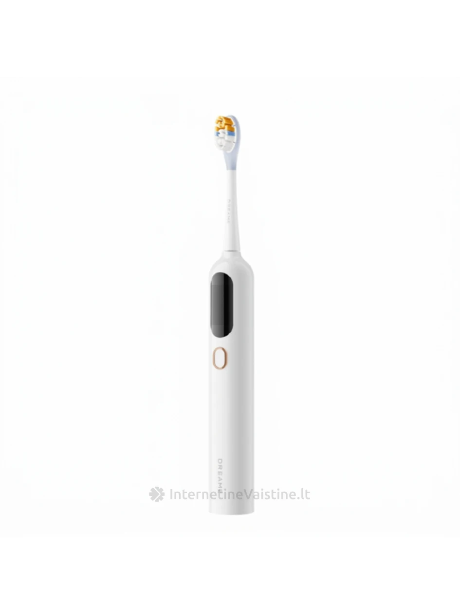 DREAME F02 PRO, elektrinis dantų šepetėlis, baltas, +6vnt galvučių | internetinevaistine.lt
