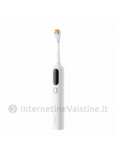 DREAME F02 PRO, elektrinis dantų šepetėlis, baltas, +6vnt galvučių | internetinevaistine.lt