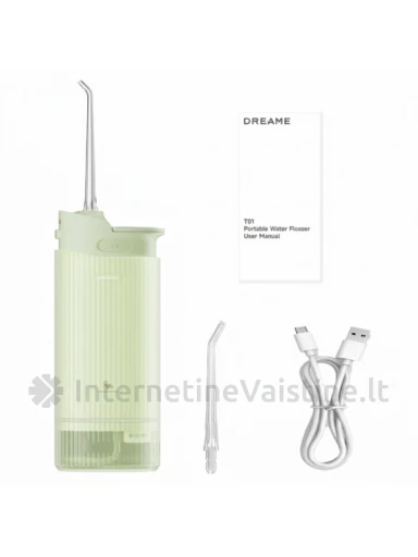 DREAME T01, burnos irigatorius, žalias, +2 vnt. antgalių | internetinevaistine.lt