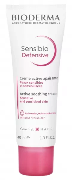 BIODERMA veido kremas SENSIBIO DEFENSIVE, 40 ml