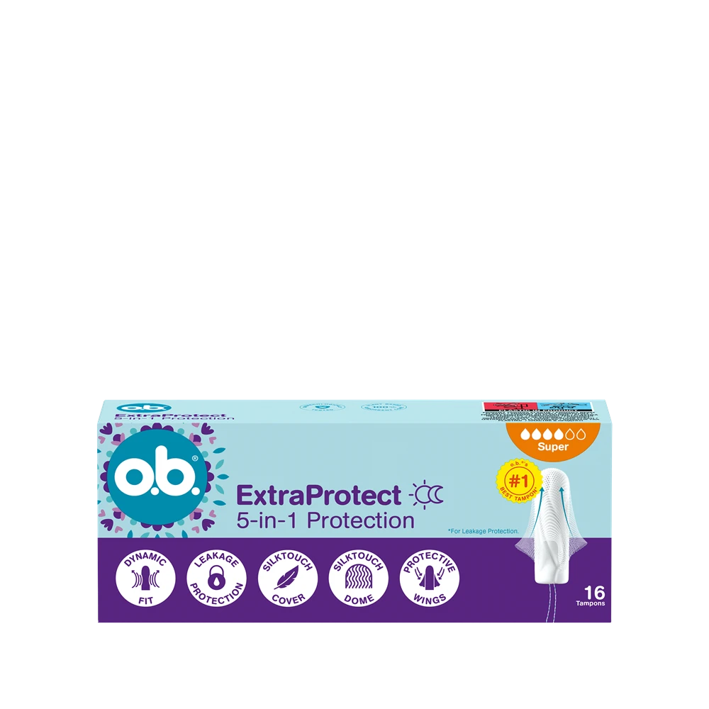O.B. Pro Comfort Extra Protect Super tamponai, 16 vnt.