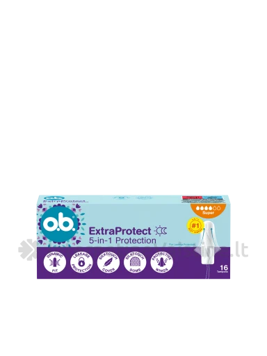 O.B. ProComfort Extra Protect Super tamponai, 16 vnt. | internetinevaistine.lt