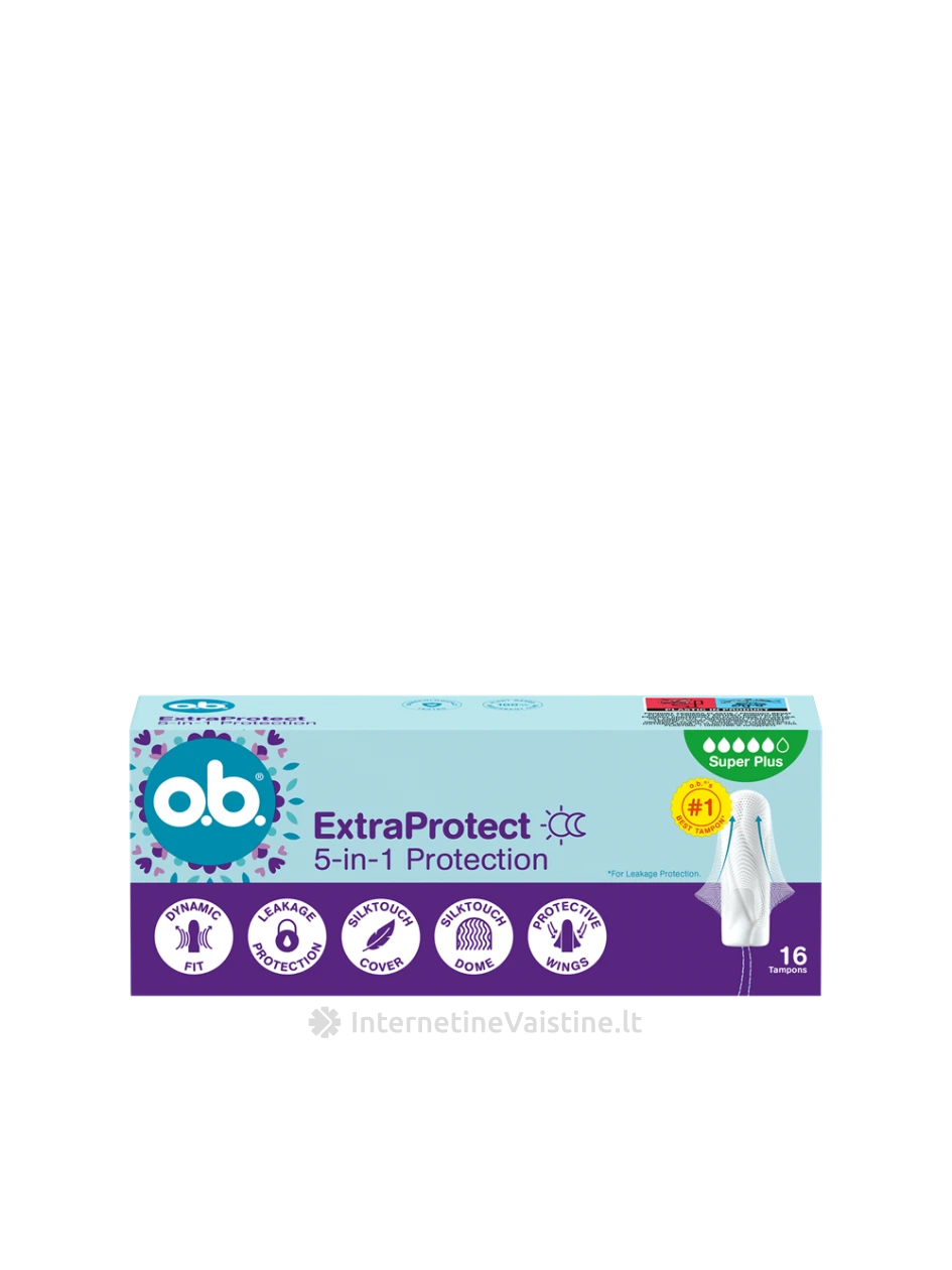 O.B. ProComfort Extra Protect Super Plus tamponai, 16 vnt. | internetinevaistine.lt