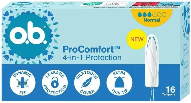 O.B. Pro Comfort Normal tamponai, 16 vnt.
