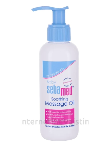 SEBAMED BABY drėkinantis aliejus masažui su dozatoriumi 150ML | internetinevaistine.lt