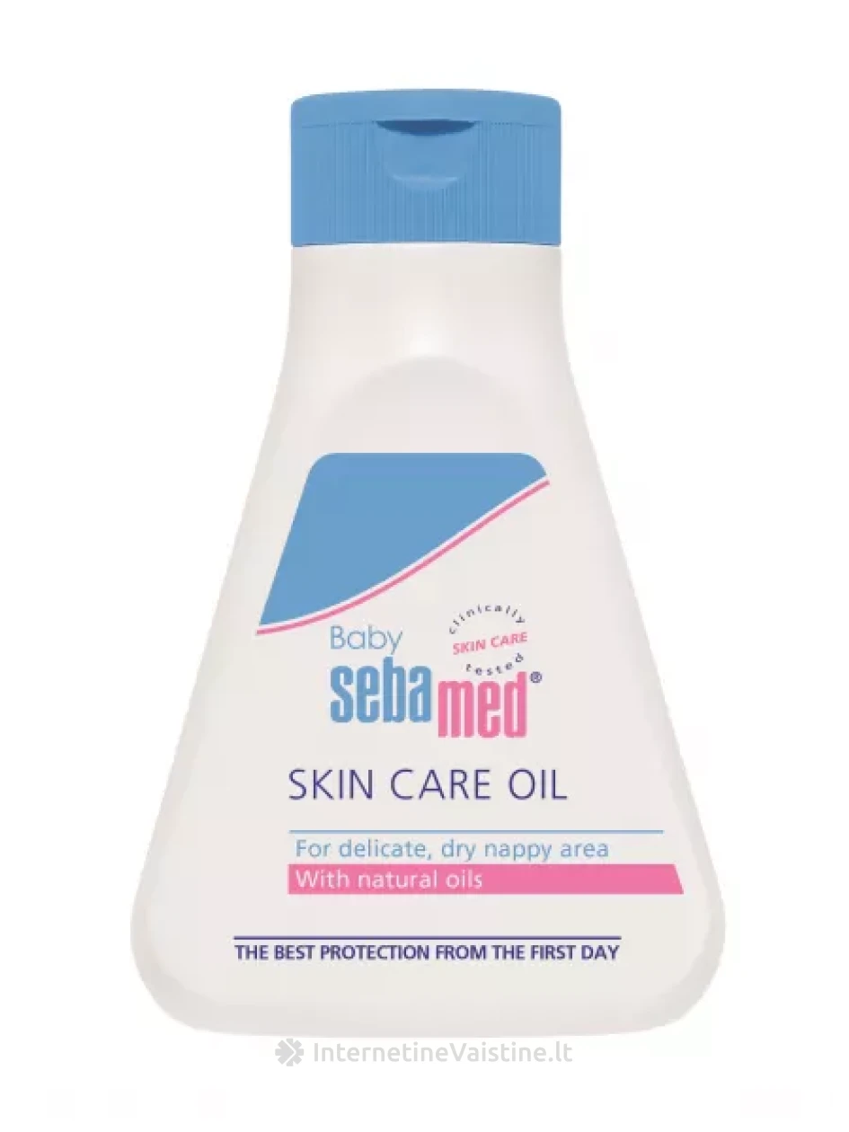 SEBAMED BABY kūdikių odos priežiūros aliejus, 150ml | internetinevaistine.lt