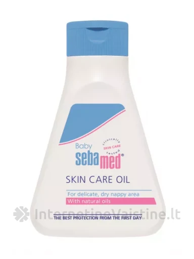 SEBAMED BABY kūdikių odos priežiūros aliejus, 150ml | internetinevaistine.lt