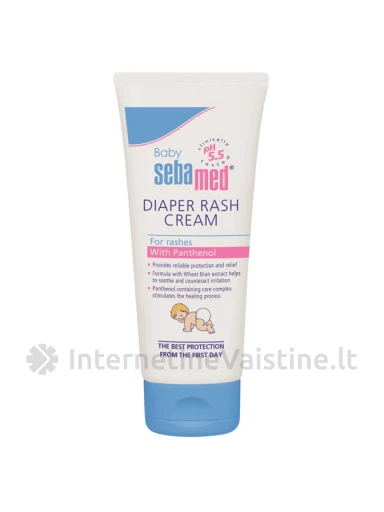 SEBAMED BABY apsauginis kremas nuo iššutimų kūdikiams, 100ml | internetinevaistine.lt