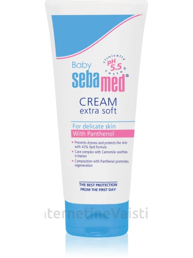 SEBAMED BABY švelnus kūdikių kremas, 200ML, 200ML | internetinevaistine.lt