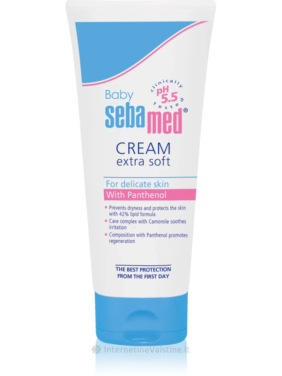 SEBAMED BABY švelnus kūdikių kremas, 200ML, 200ML | internetinevaistine.lt