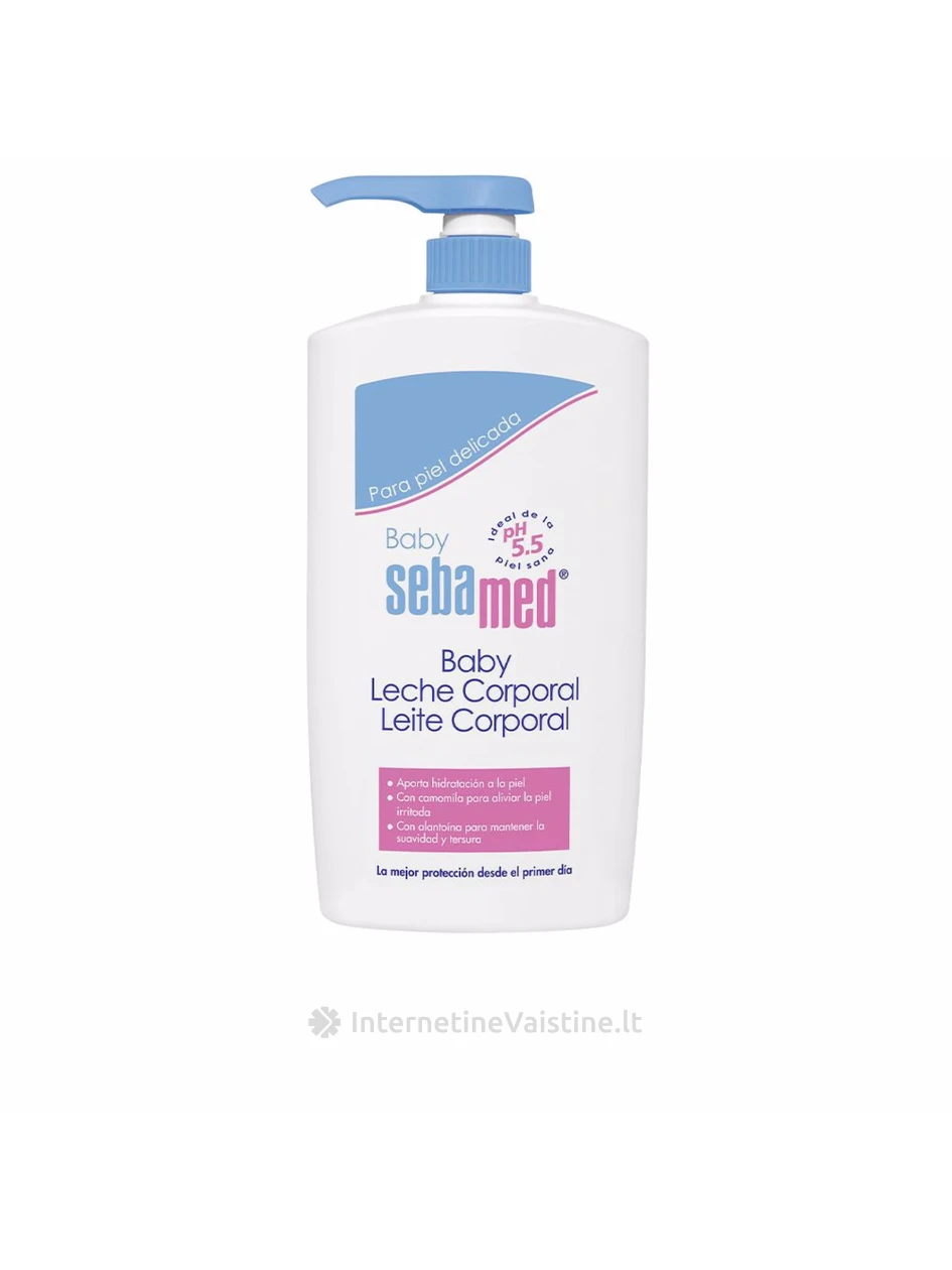 SEBAMED BABY švelnus kūno losjonas kūdikiams ir vaikams, 750 ml, 750 ml | internetinevaistine.lt