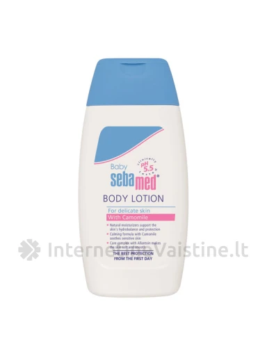 SEBAMED BABY kūno losjonas kūdikiams ir vaikams, 200ml, 200ml | internetinevaistine.lt