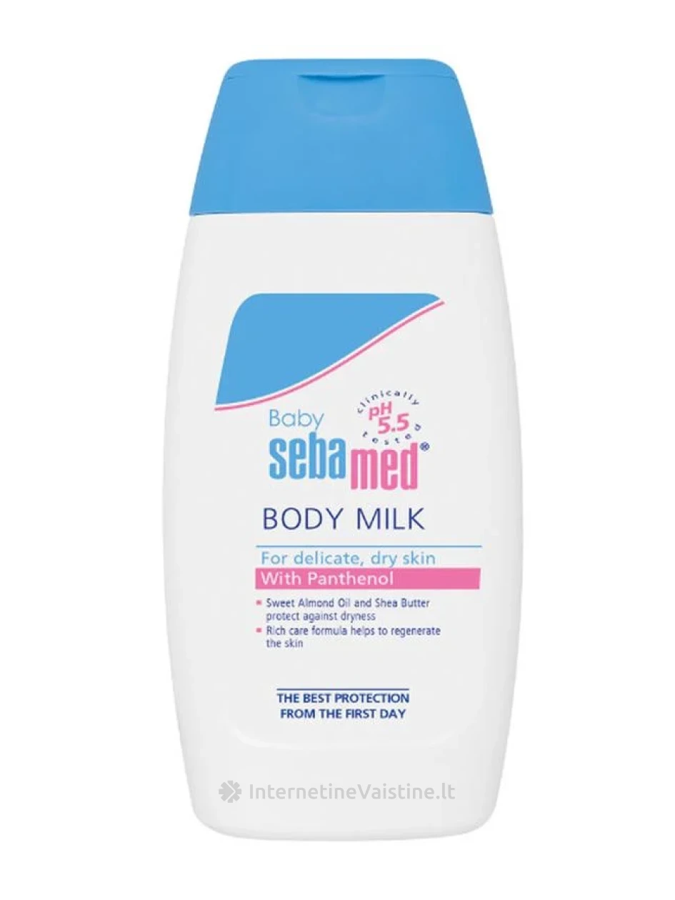 SEBAMED BABY kūno pienelis kūdikiams ir vaikams, 200 ml, 200 ml | internetinevaistine.lt