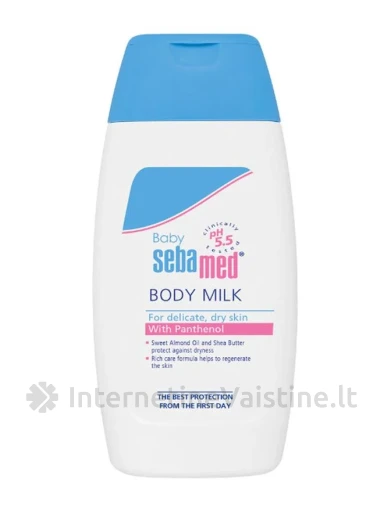 SEBAMED BABY kūno pienelis kūdikiams ir vaikams, 200 ml, 200 ml | internetinevaistine.lt