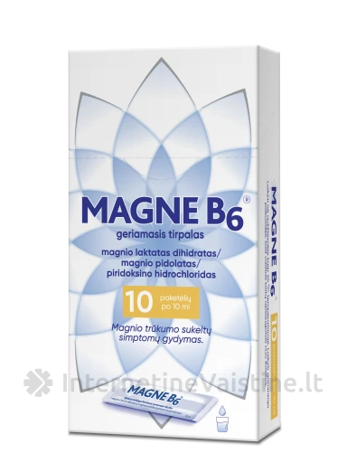 MAGNE B6 geriamasis tirpalas 10 ml N10 | internetinevaistine.lt