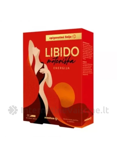 LIBIDO maisto papildas MOTERIŠKA ENERGIJA, 14 vnt. x 25 ml | internetinevaistine.lt