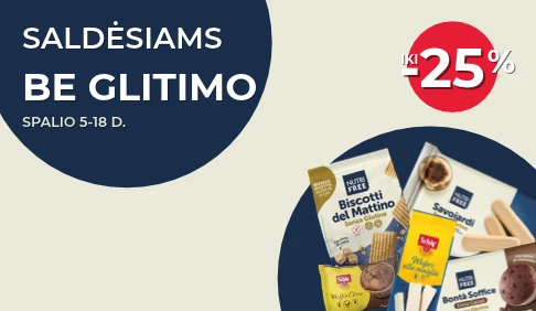Sausainiams be glitimo 2026/10