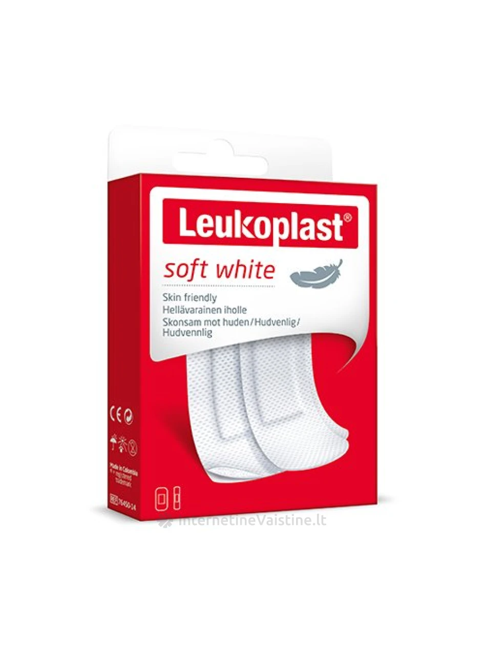 LEUKOPLAST SOFT, švelnus pleistras, 20 vnt. | internetinevaistine.lt