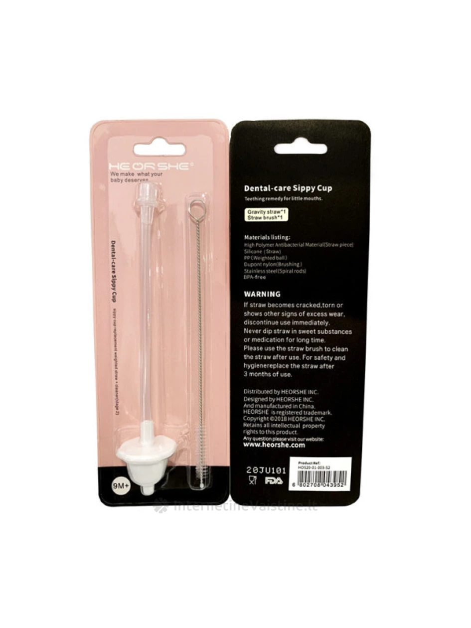 HEORSHE Dental-Care šiaudelis gertuvei, N1 | internetinevaistine.lt