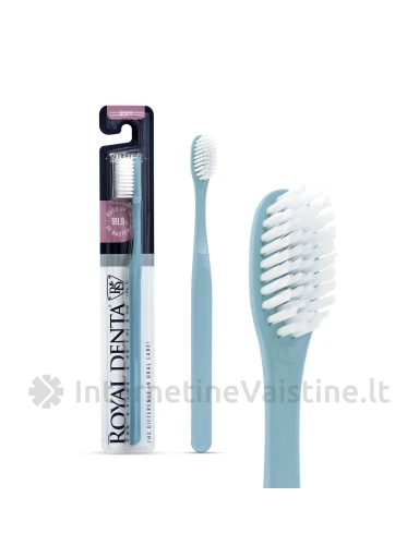 ROYAL DENTA dantų šepetėlis Silver Medium, 1 vnt. | internetinevaistine.lt