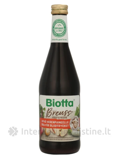 BIOTTA Breuss daržovių sulčių mišinys, 500 ml, Vnt | internetinevaistine.lt