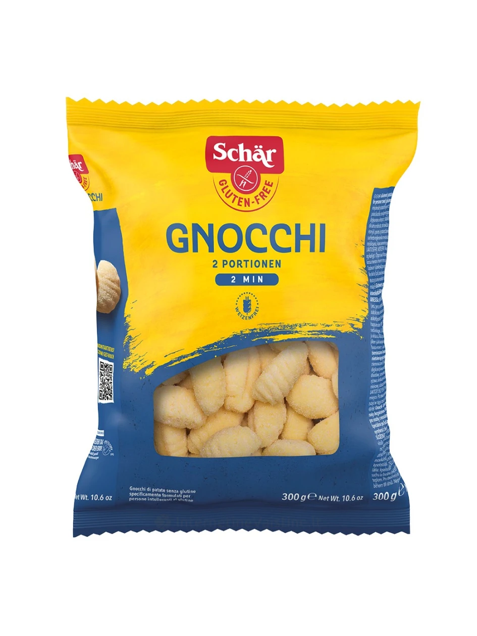 Schär GNOCCHI – bulvių virtinukai be glitimo, 300g | internetinevaistine.lt