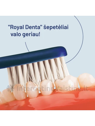 ROYAL DENTA dantų šepetėlių rinkinys SILVER SOFT, 4 vnt | internetinevaistine.lt