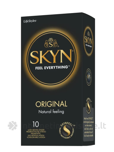 Prezervatyvai LIFESTYLES SKYN Original, 10 vnt, 10vnt. | internetinevaistine.lt