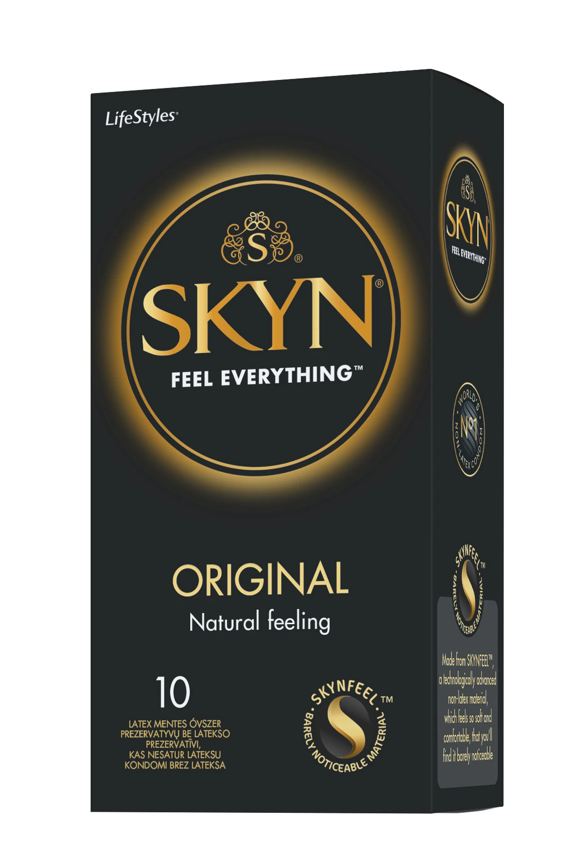 LIFESTYLES SKYN Original prezervatyvai, N10