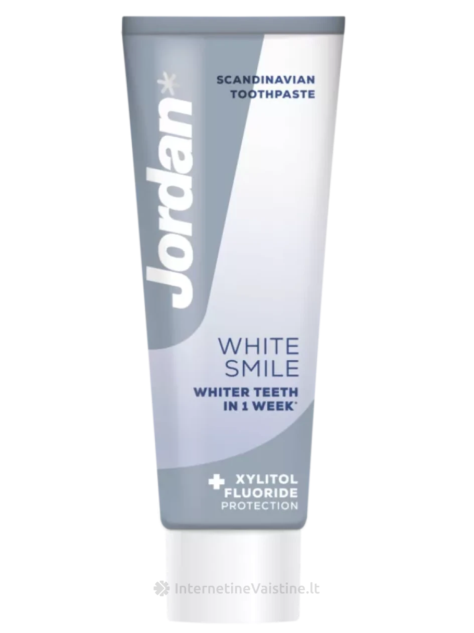 JORDAN White Smile dantų pasta, 75 ml, Vnt | internetinevaistine.lt