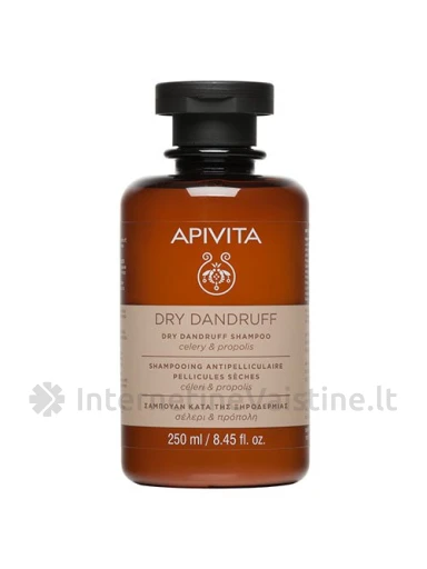 APIVITA šampūnas, esant sauoms pleisk., 250 ml, Vnt | internetinevaistine.lt