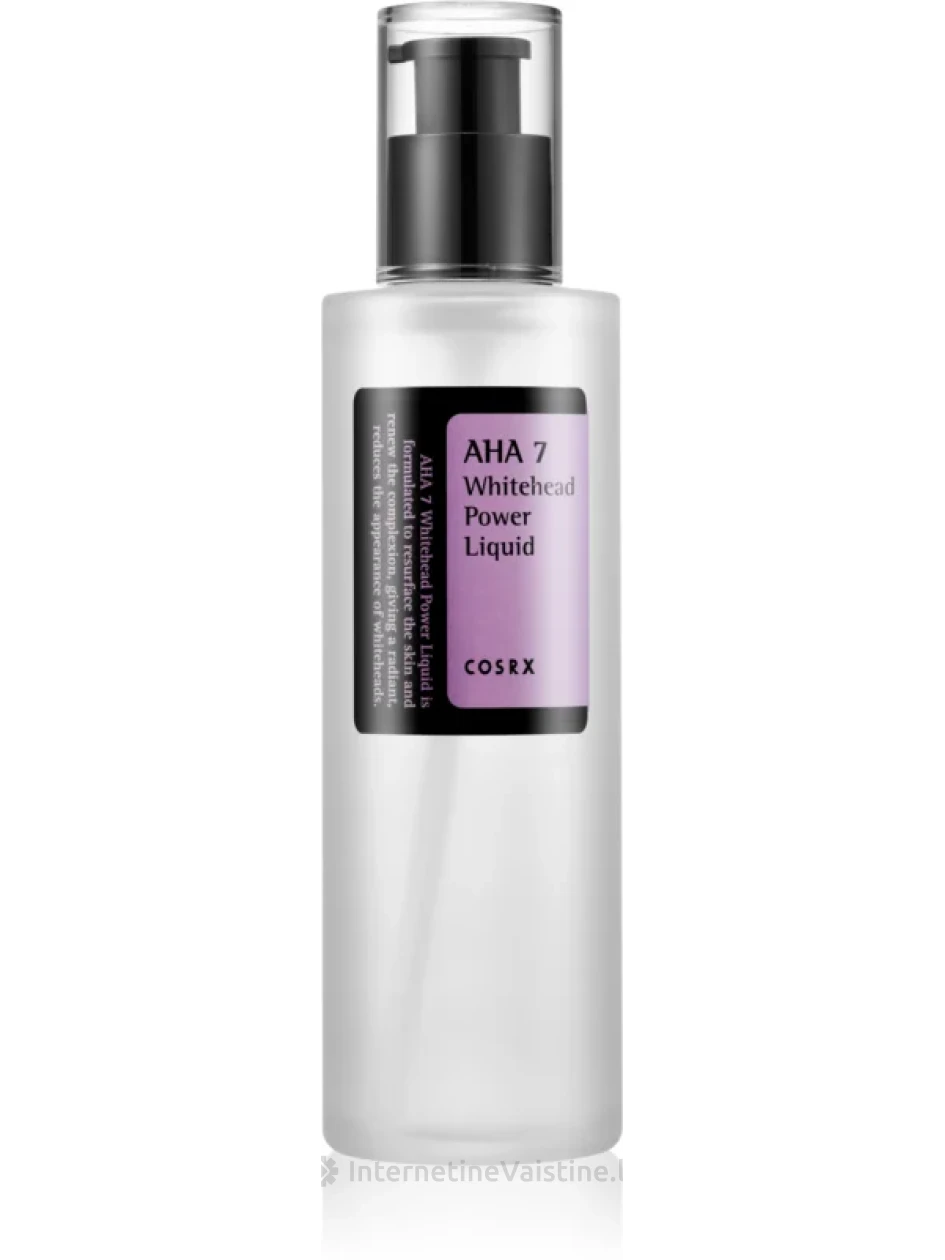 COSRX AHA 7 Whitehead Power Liquid eksfol. emulsija, 100 ml, Vnt | internetinevaistine.lt