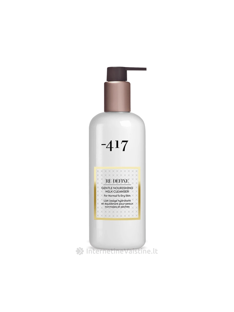MINUS 417 Re Define Gentle Nourishing Milk Cleanser - ŠVELNUS MAITINANTIS VALOMASIS KŪNO PIENELIS - 350ml, Vnt | internetinevaistine.lt