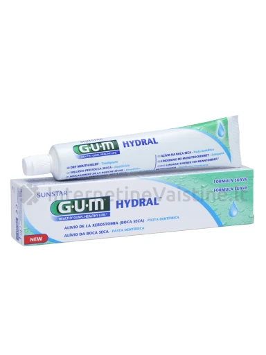 G.U.M.® (6020) Hydral dantų pasta 75ml, prevencijai, esant burnos susėjimui, esant burnos susėjimui | internetinevaistine.lt