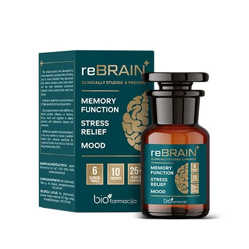 BIOFARMACIJA ReBRAIN+, 60 kapsulių, 60 vnt.