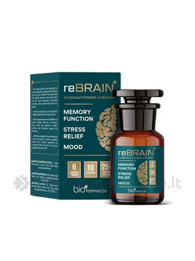 ReBRAIN+ kaps. N60, 60 vnt. | internetinevaistine.lt