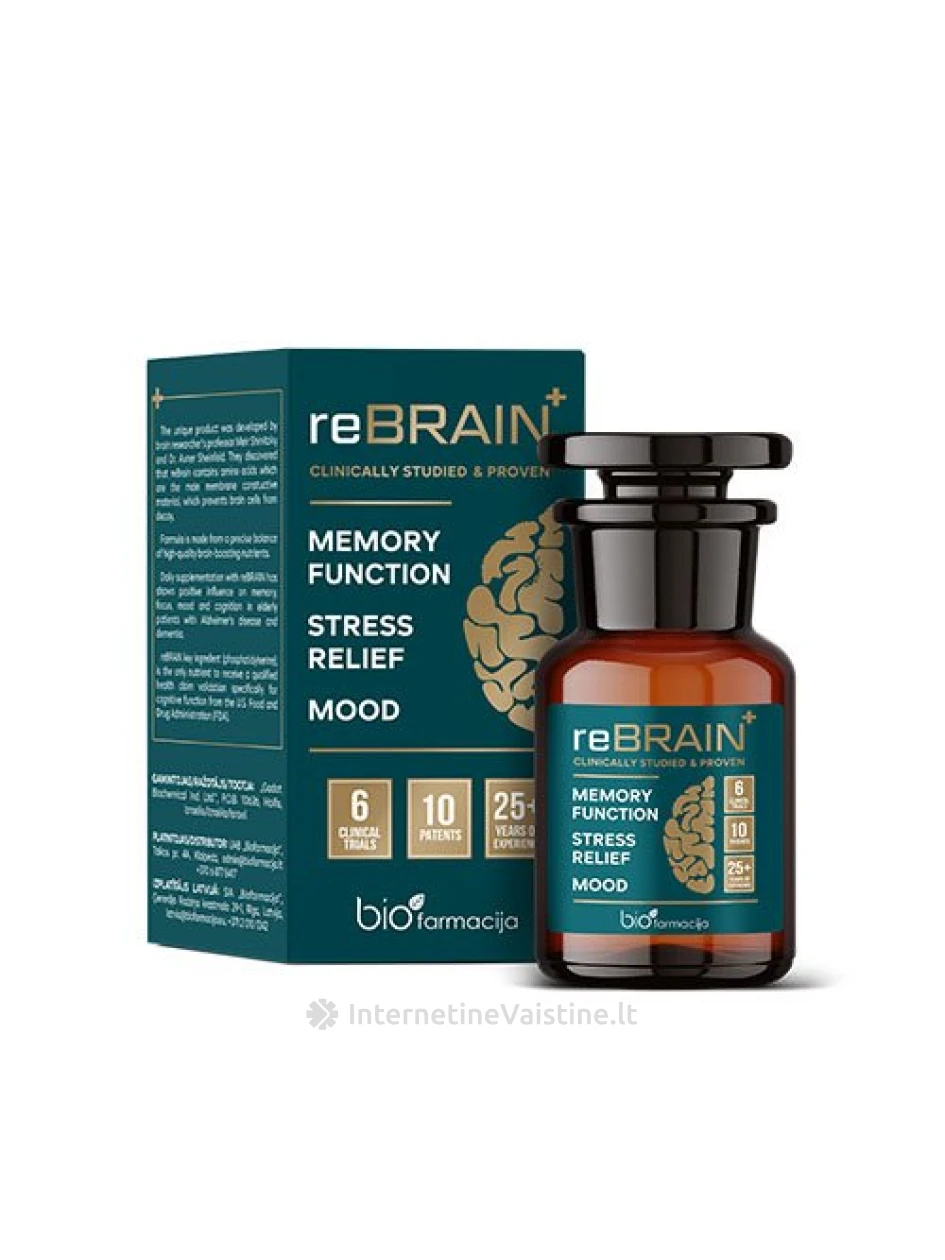 ReBRAIN+ kaps. N60, 60 vnt. | internetinevaistine.lt