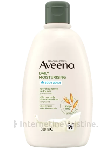AVEENO Daily Moisturising drėkinantis kūno prausiklis, 500 ml, Vnt | internetinevaistine.lt