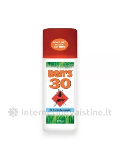 BEN'S repelentas nuo erkių ir uodų, 100 ml | internetinevaistine.lt