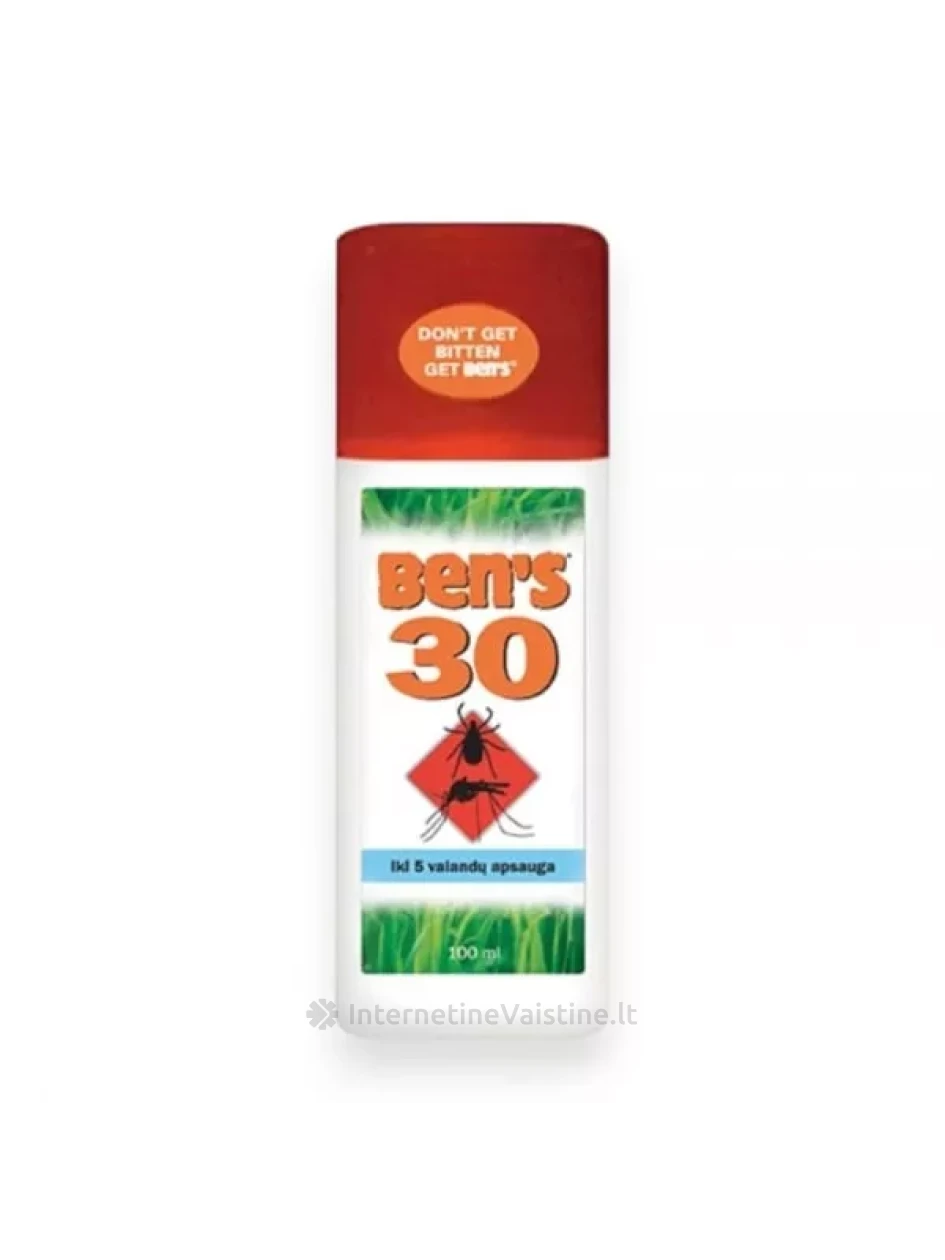 BEN'S repelentas nuo erkių ir uodų, 100 ml | internetinevaistine.lt