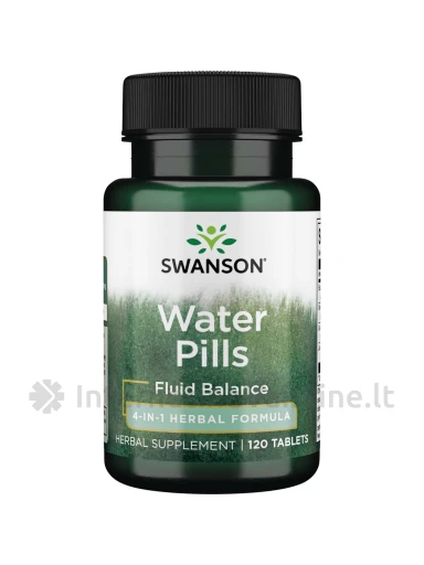 SWANSON, Water Pills, 120 tablečių, N1 | internetinevaistine.lt