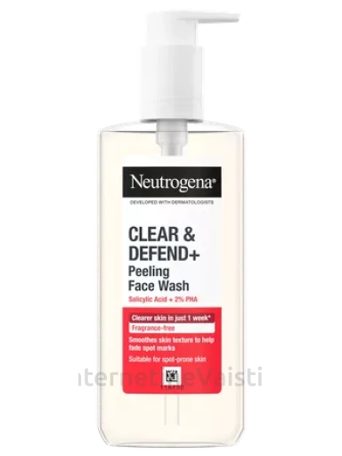 NEUTROGENA Clear&Defend+ valomasis gelis veidui, 200 ml, Vnt | internetinevaistine.lt