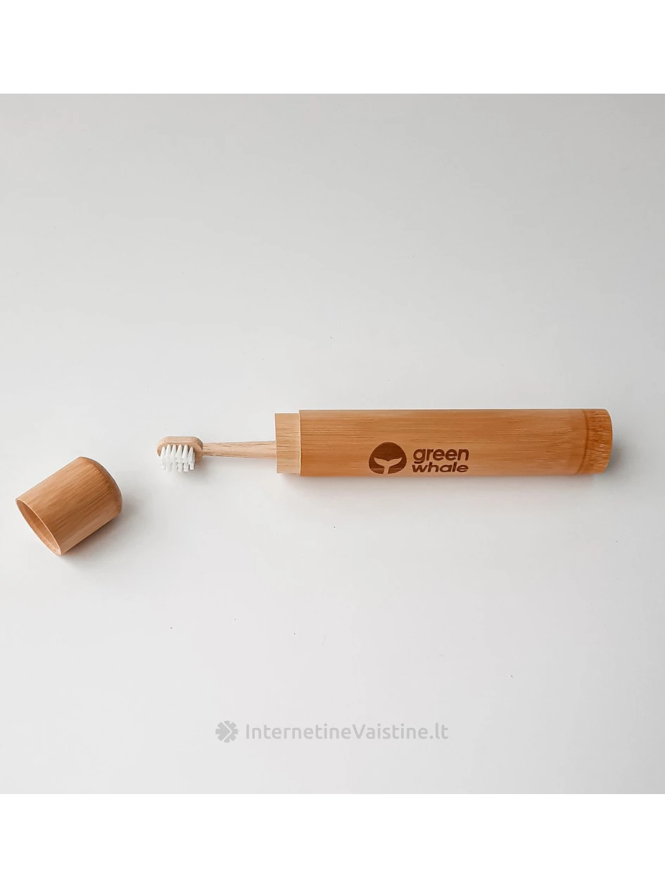 GREEN WHALE Dėklas vaikiškam dantų šepetėliui, N1 | internetinevaistine.lt