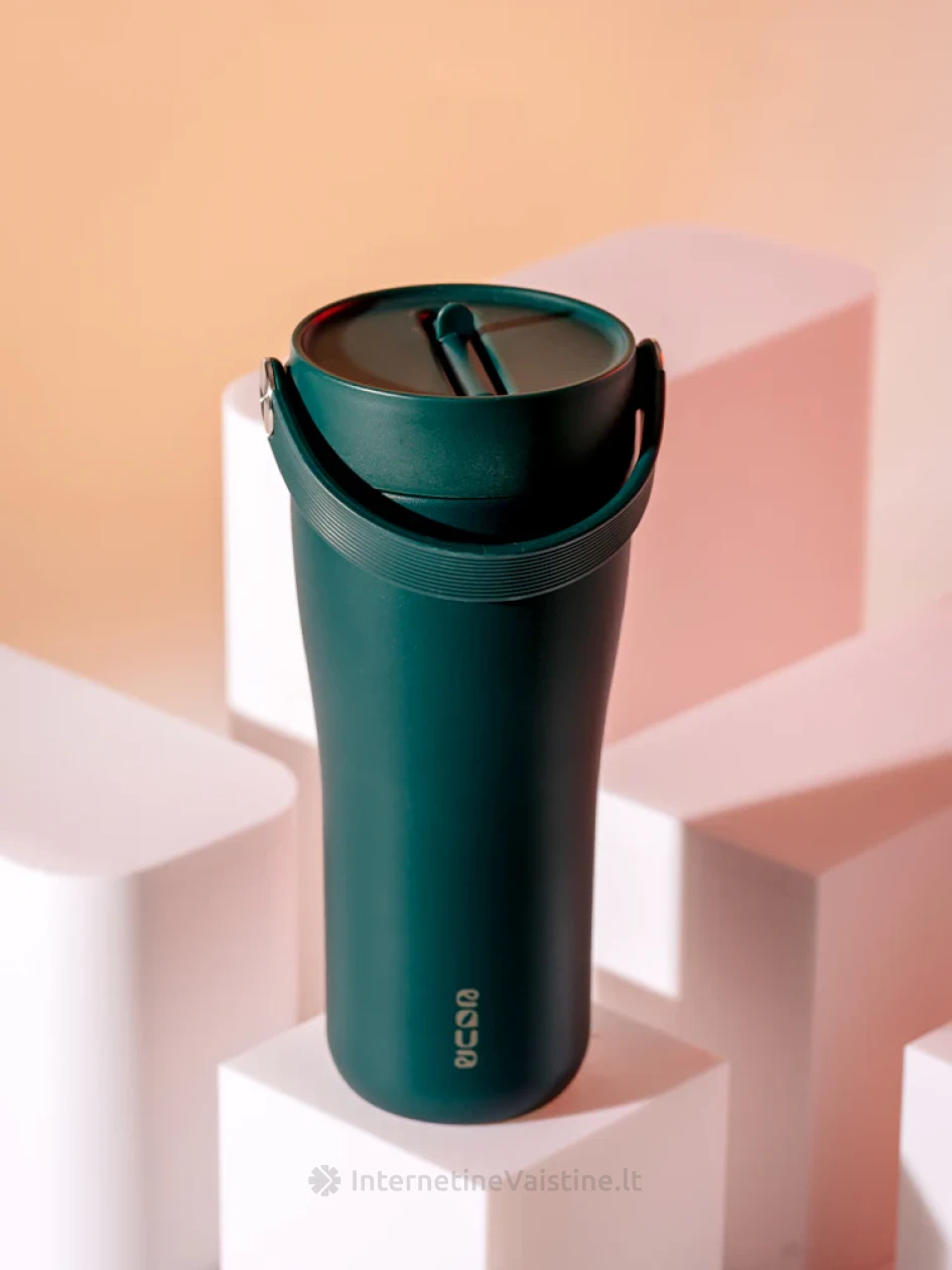 EQUA CARRY puodelis Forest Green, 600 ml, 600 ml | internetinevaistine.lt