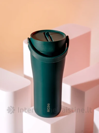 EQUA CARRY puodelis Forest Green, 600 ml, 600 ml | internetinevaistine.lt