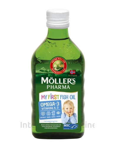 Möller’s Baby Mano Pirmieji žuvų taukai, 250ml | internetinevaistine.lt